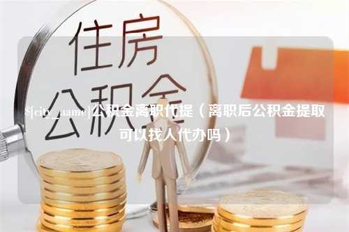 克孜勒苏柯尔克孜公积金离职代提（离职后公积金提取可以找人代办吗）